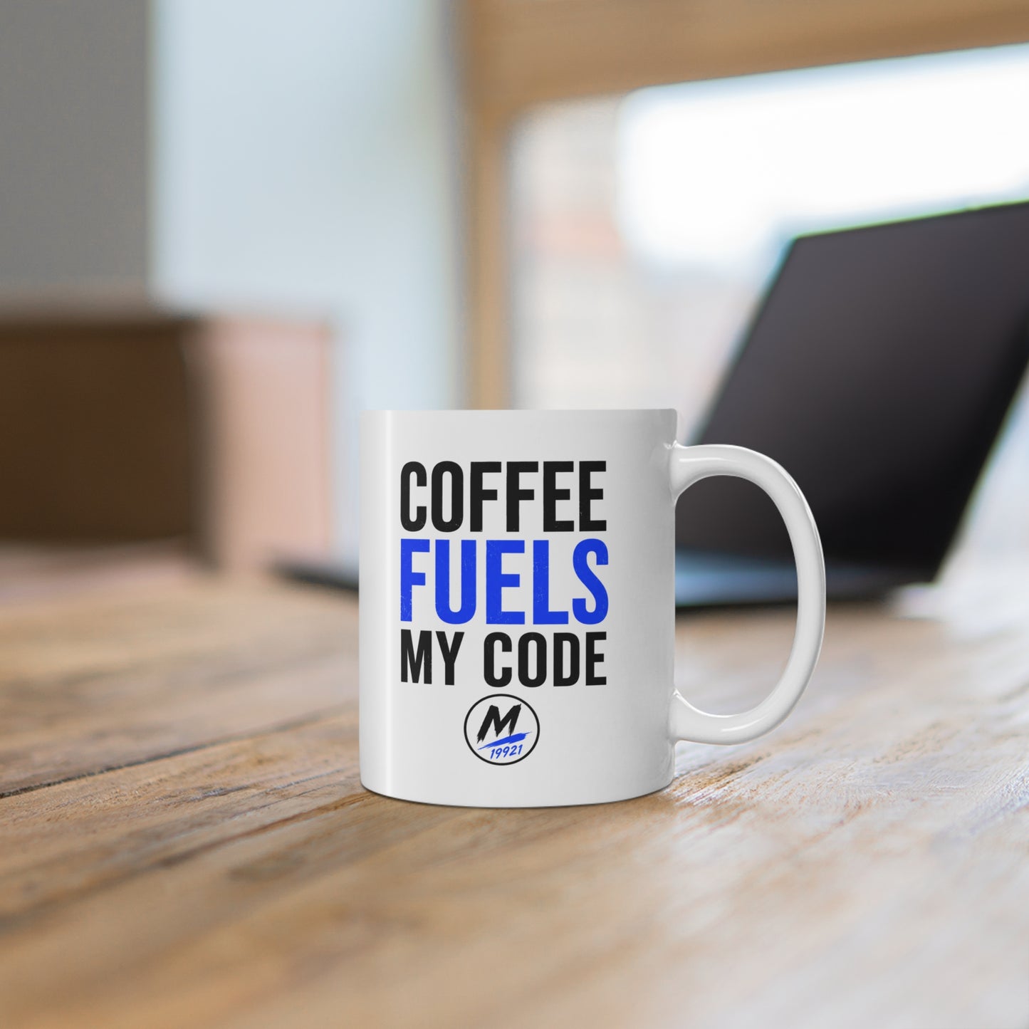 Coffee Fuels My Code Mug – 11oz Ceramic Office Mug