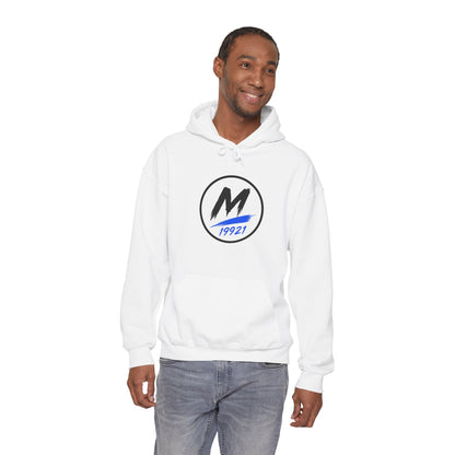Mikey19921 Signature Badge Hoodie – Front & Back Logo