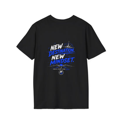 New Destination New Mindset T-Shirt - Travel-inspired Design