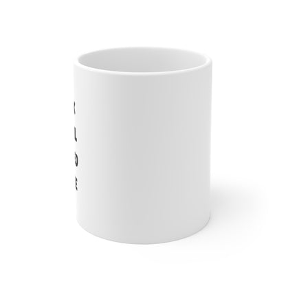 Don't Talk To Me Coffee Mug White 11oz – anime drinkware by Mikey19921