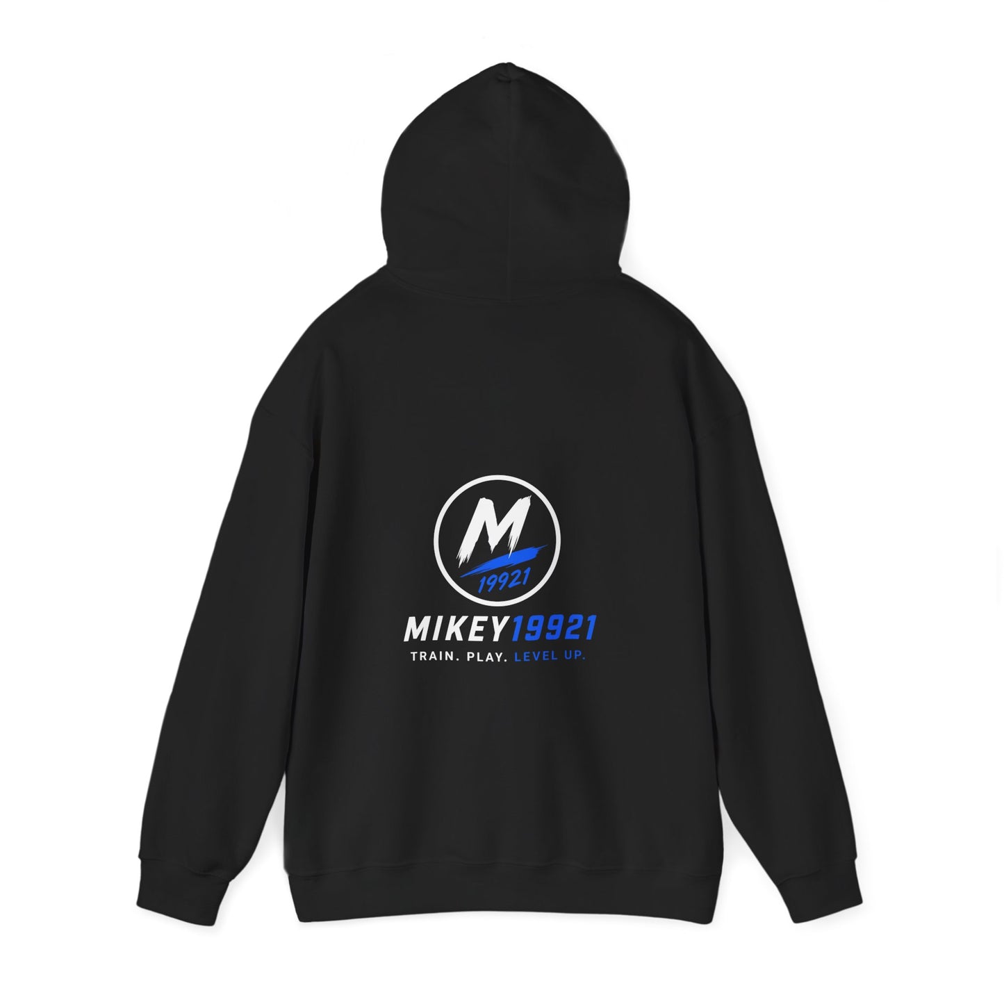 Mikey19921 Signature Badge Hoodie – Front & Back Logo