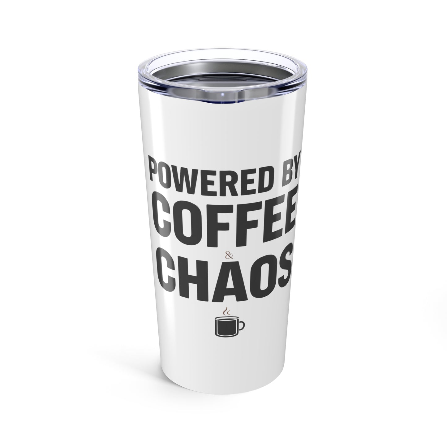 Coffee & Chaos Insulated Tumbler 20oz – anime drinkware by Mikey19921