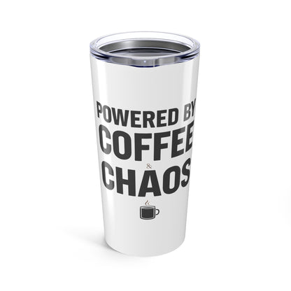 Coffee & Chaos Insulated Tumbler 20oz – anime drinkware by Mikey19921