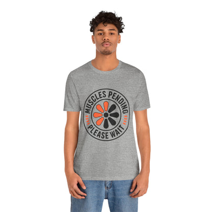 Muscles Pending Gym T-Shirt - Athletic Heather - Mikey19921