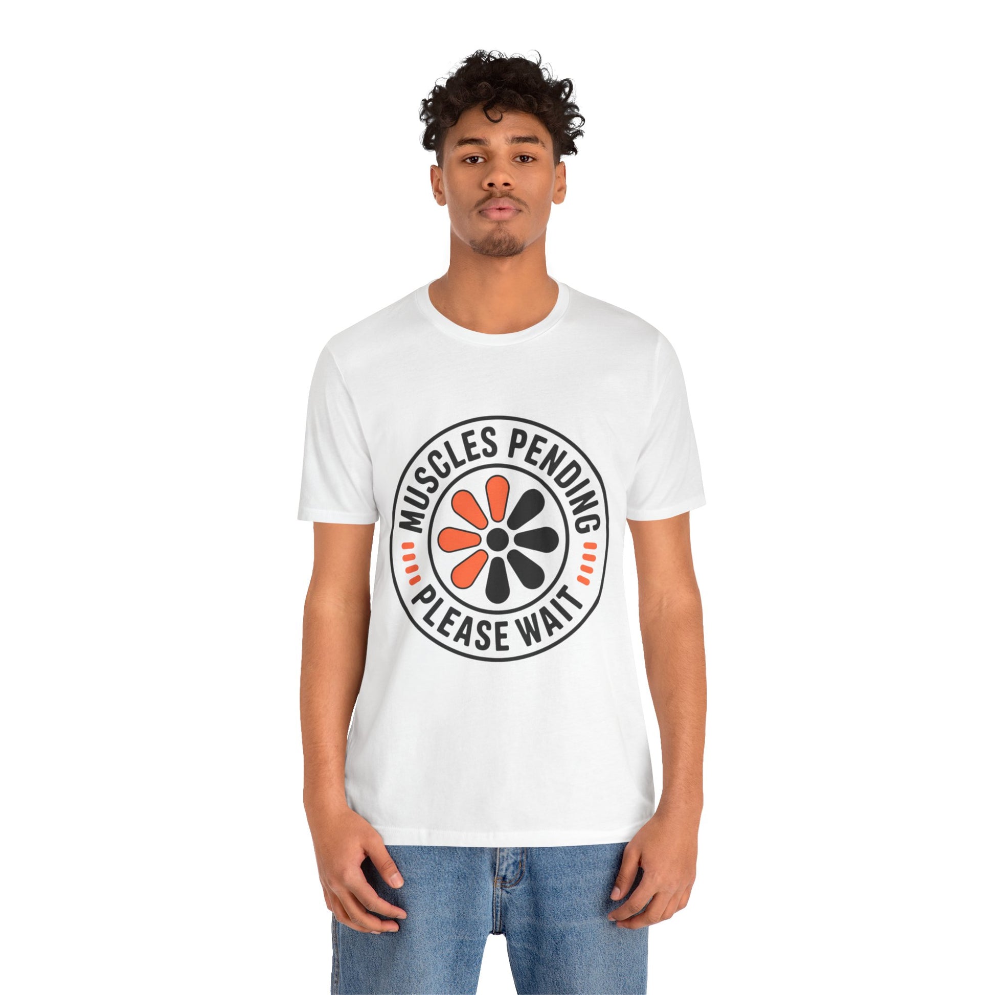 Muscles Pending Gym T-Shirt - White - Mikey19921