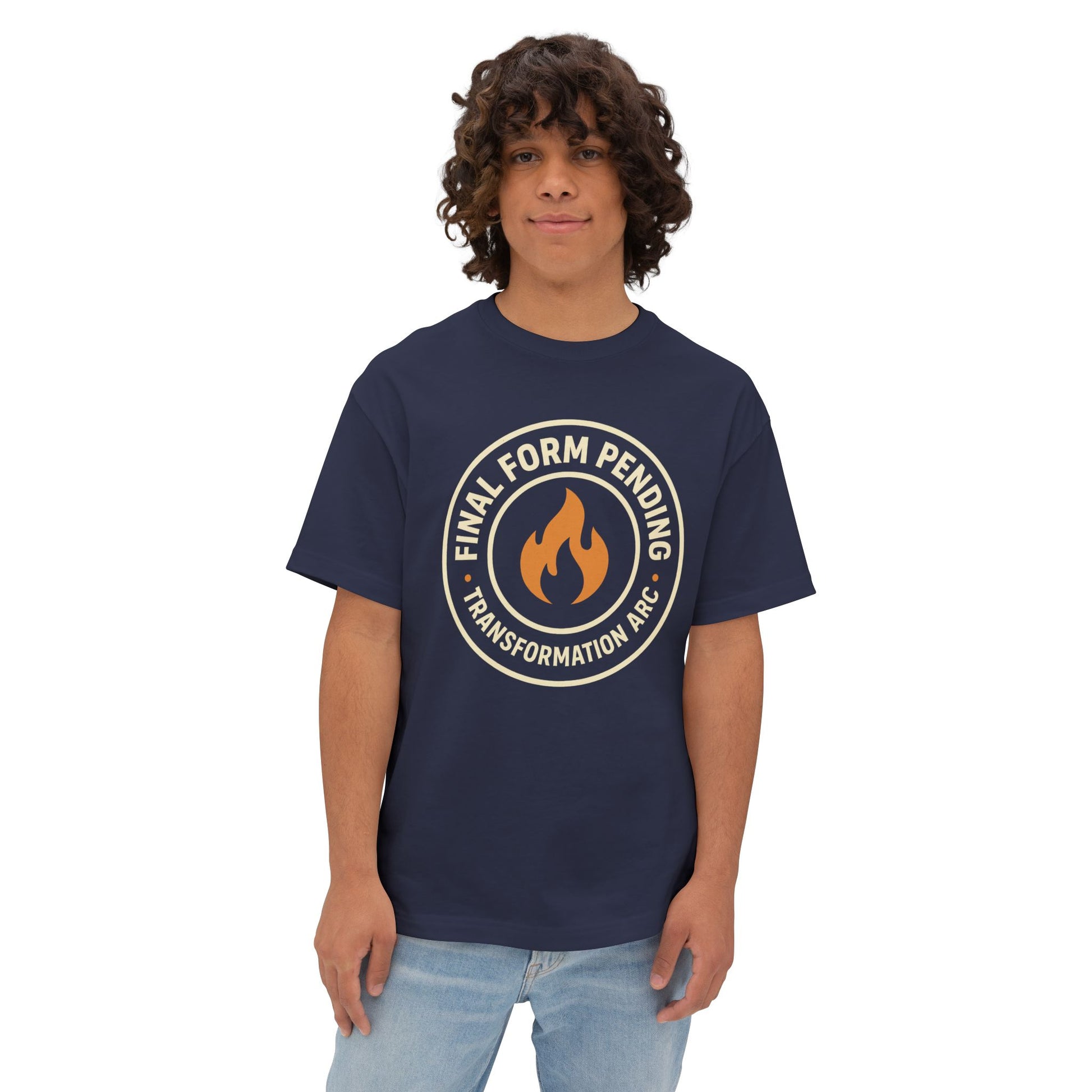 Final Form Pending Oversized T-Shirt - Navy - Mikey19921