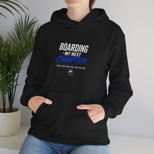 Boarding My Next Chapter Hoodie – Travel Edition - Navy - Mikey19921