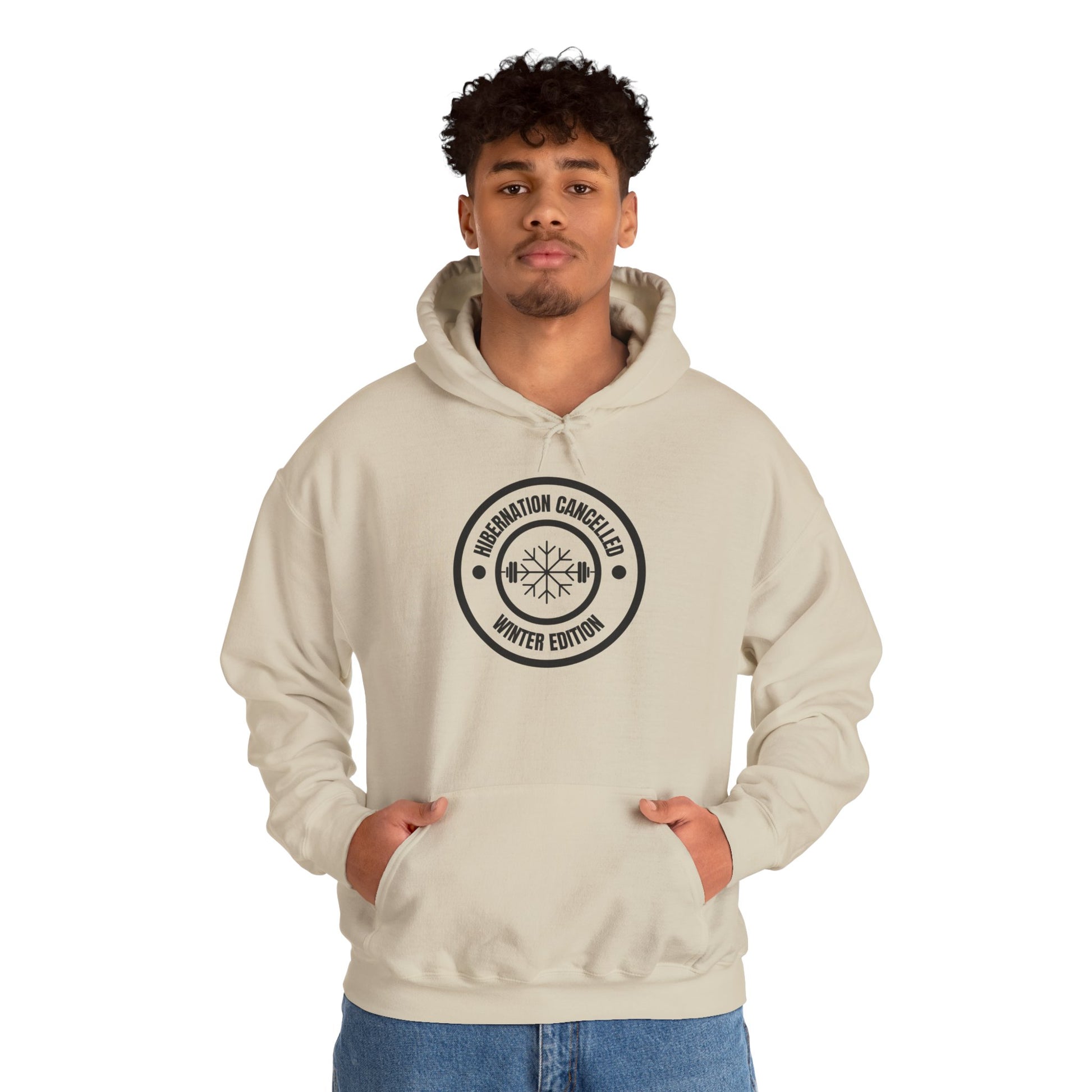 Hibernation Cancelled Winter Edition Hoodie - Dark Heather - Mikey19921