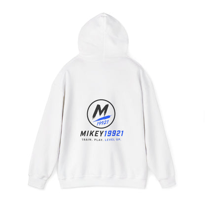 Mikey19921 Signature Badge Hoodie – Front & Back Logo