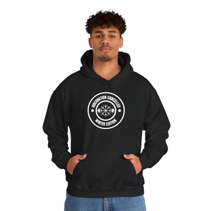 Hibernation Cancelled Winter Edition Hoodie - Dark Heather - Mikey19921