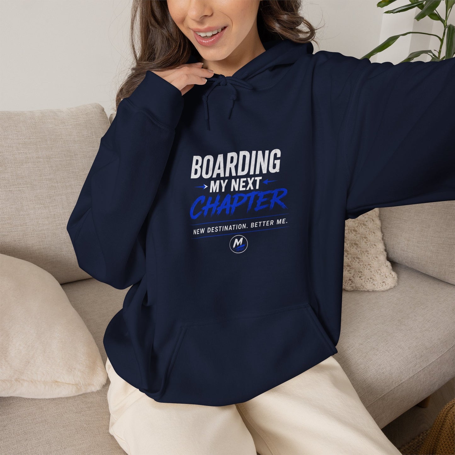 Boarding My Next Chapter Hoodie – Travel Edition