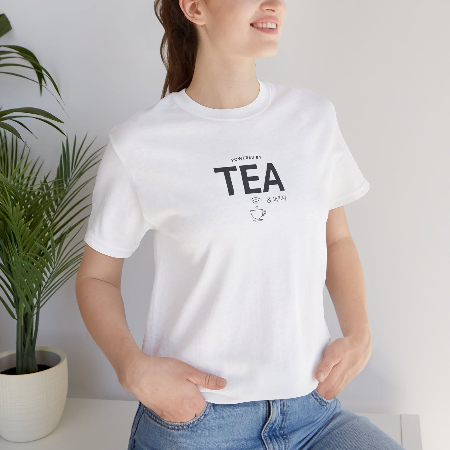 Powered by Tea & Wi-Fi Relaxed Fit T-Shirt