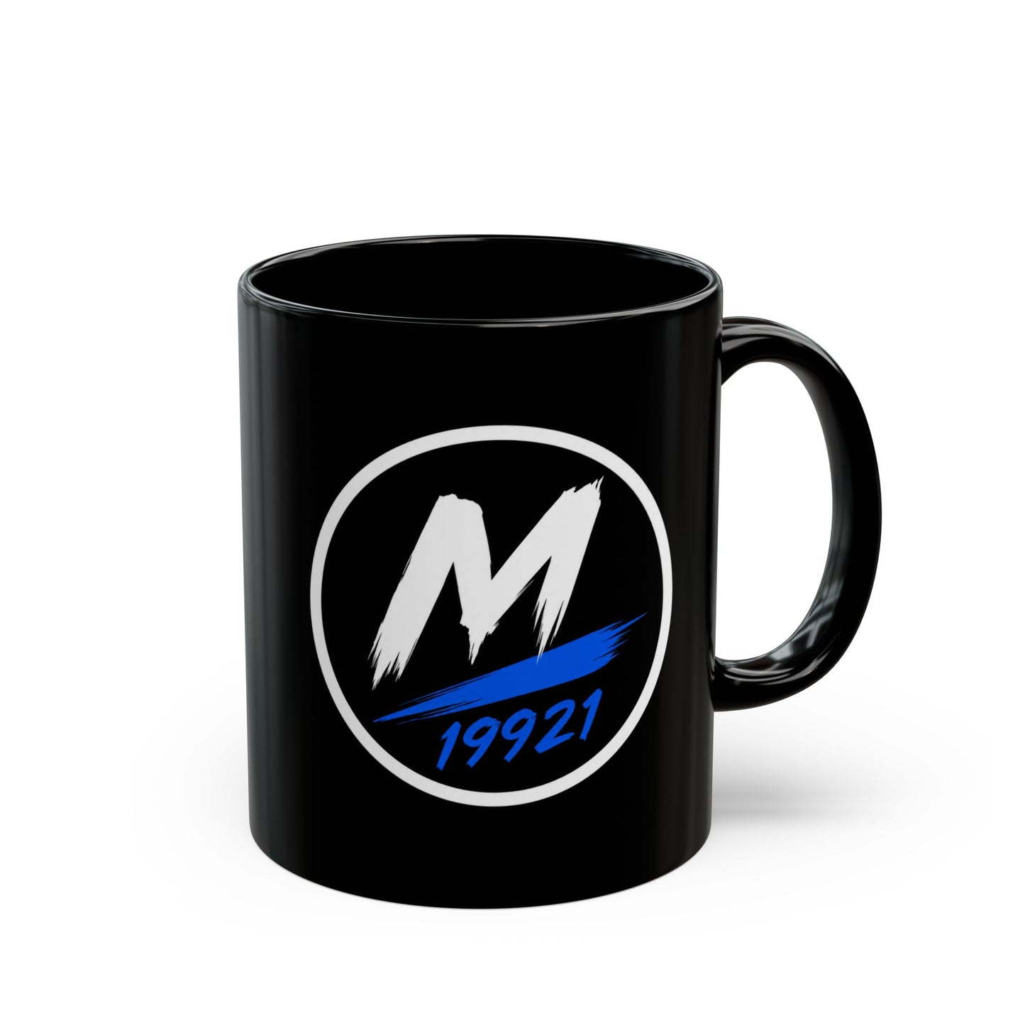 Mikey19921 Signature Badge Mug – 11oz Black Mug