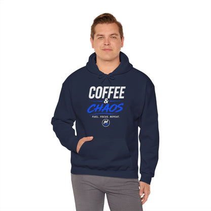 Coffee & Chaos Hoodie – Fuel. Focus. Repeat.