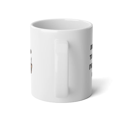 Don't Talk To Me Tea Jumbo Mug 20oz – anime drinkware by Mikey19921
