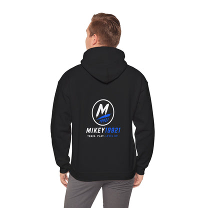 Mikey19921 Signature Badge Hoodie – Front & Back Logo