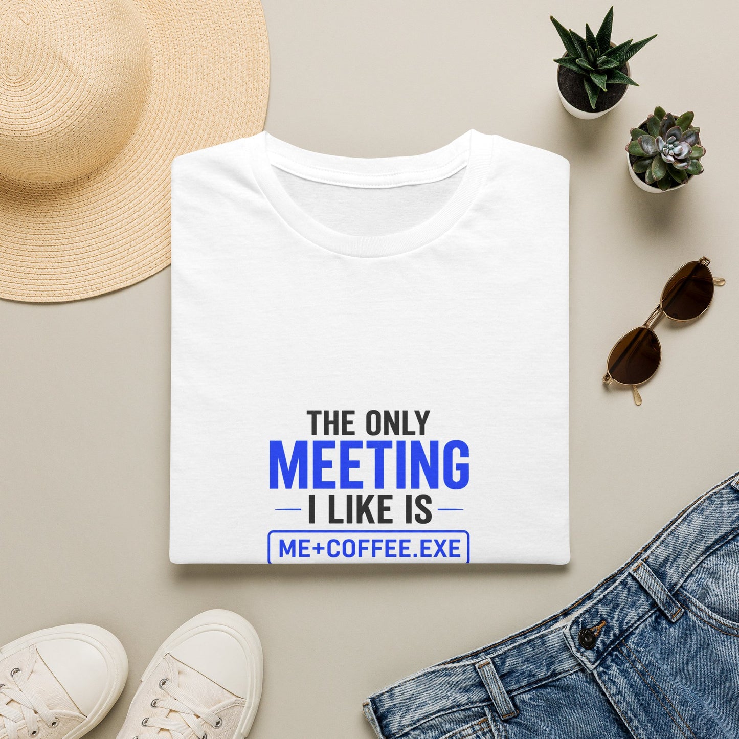ME + COFFEE.EXE T-Shirt – Funny Meeting Humour Tee