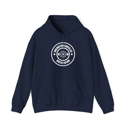 Hibernation Cancelled Winter Edition Hoodie - Dark Heather - Mikey19921