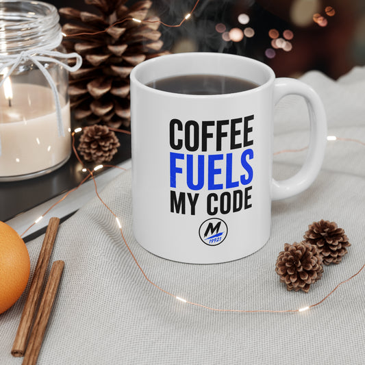 Coffee Fuels My Code Mug – 11oz Ceramic Office Mug - Mikey19921
