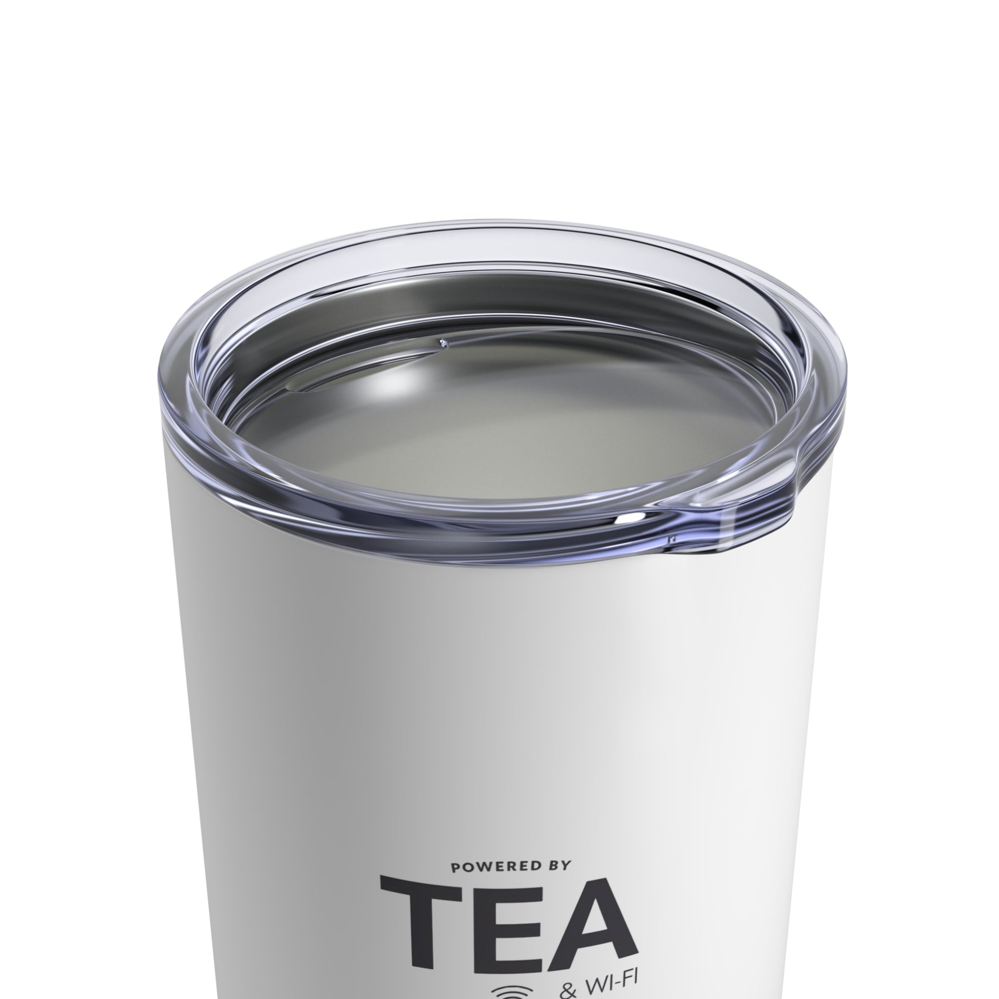 Powered by Tea & Wi-Fi Insulated Tumbler 10oz – anime drinkware by Mikey19921