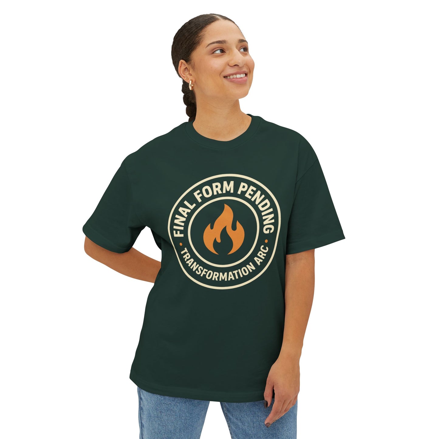 Final Form Pending Oversized T-Shirt - Forest - Mikey19921