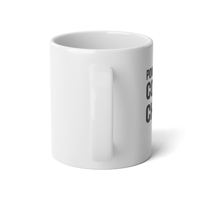 Coffee & Chaos Jumbo Mug 20oz – anime drinkware by Mikey19921