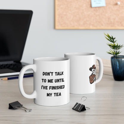 Don't Talk To Me Tea Mug 11oz – anime drinkware by Mikey19921