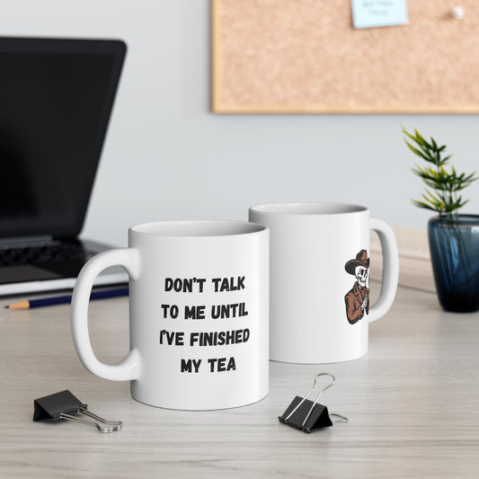 Don't Talk To Me Tea Mug 11oz – anime drinkware by Mikey19921