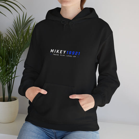 Mikey19921 Train. Play. Level Up. Hoodie - Navy - Mikey19921