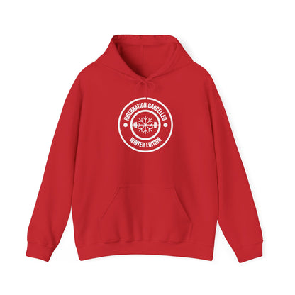 Hibernation Cancelled Winter Edition Hoodie - Dark Heather - Mikey19921