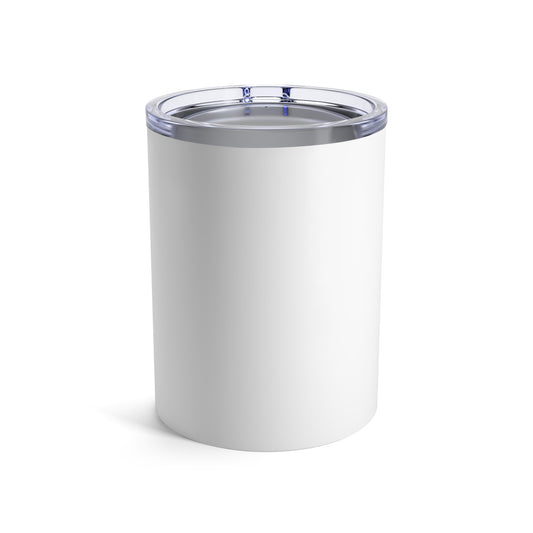 Coffee & Chaos Tumbler 10oz – anime drinkware by Mikey19921