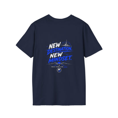 New Destination New Mindset T-Shirt - Travel-inspired Design
