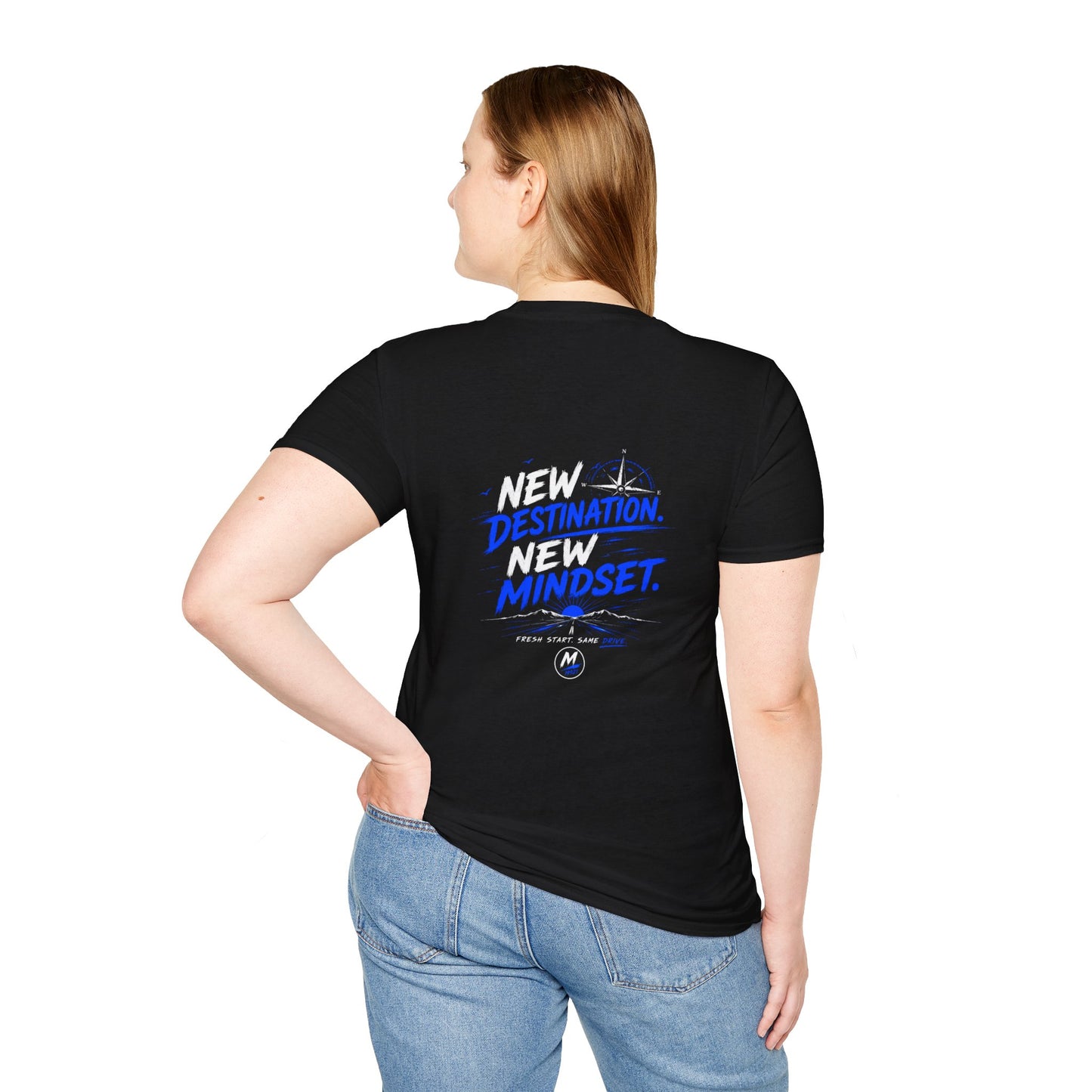 New Destination New Mindset T-Shirt - Travel-inspired Design