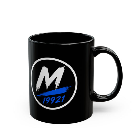 Mikey19921 Signature Badge Mug – 11oz Black Mug