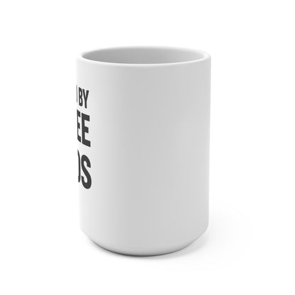 Coffee & Chaos Mug 15oz – anime drinkware by Mikey19921