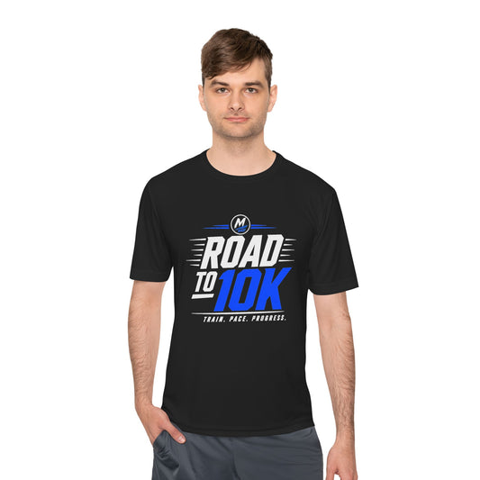Road to 10K Performance Running Tee | Moisture-Wicking Shirt