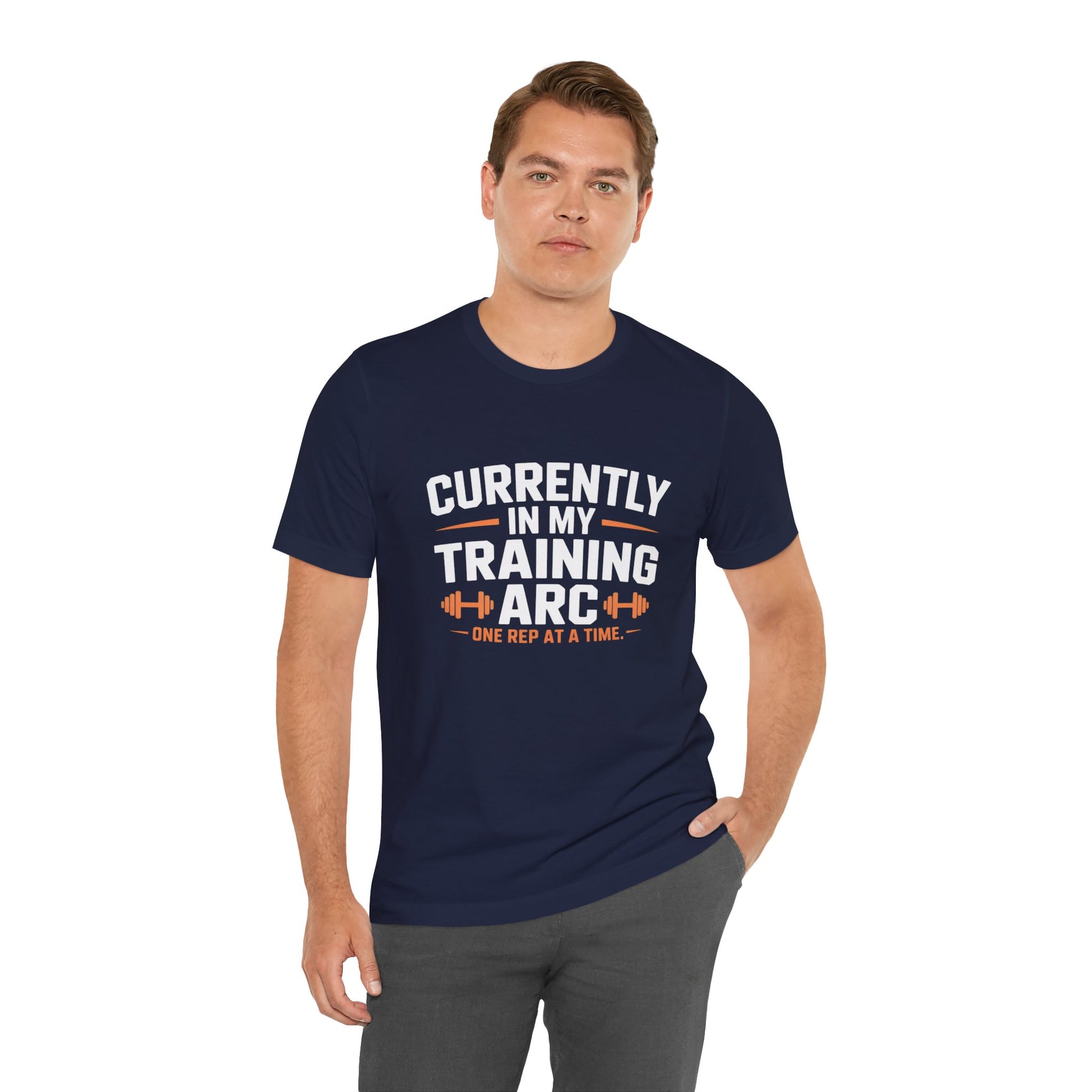 Currently in My Training Arc T-Shirt - Asphalt - Mikey19921