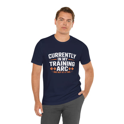 Currently in My Training Arc T-Shirt - Asphalt - Mikey19921