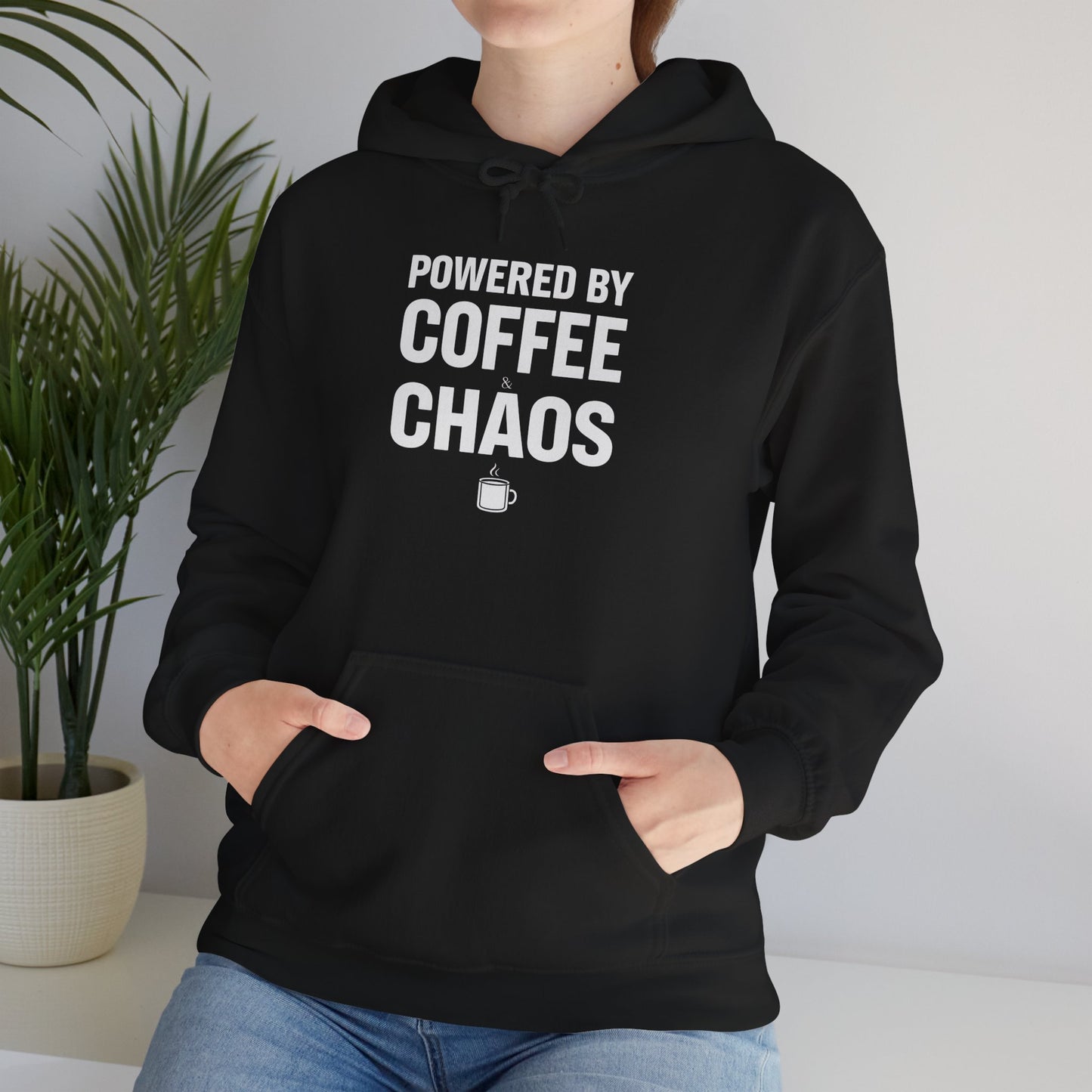 Coffee & Chaos Fleece Hoodie