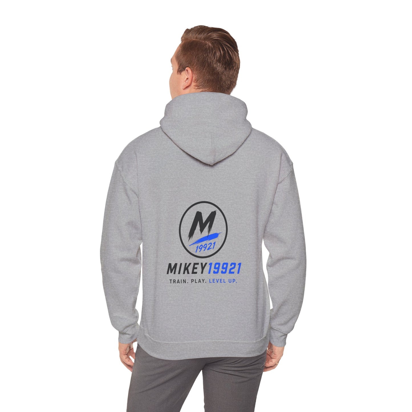 Mikey19921 Signature Badge Hoodie – Front & Back Logo