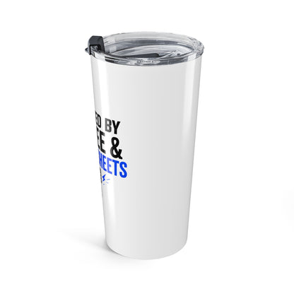 Powered by Coffee & Spreadsheets Tumbler – 20oz Insulated Travel Cup