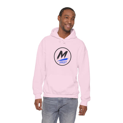 Mikey19921 Signature Badge Hoodie – Front & Back Logo