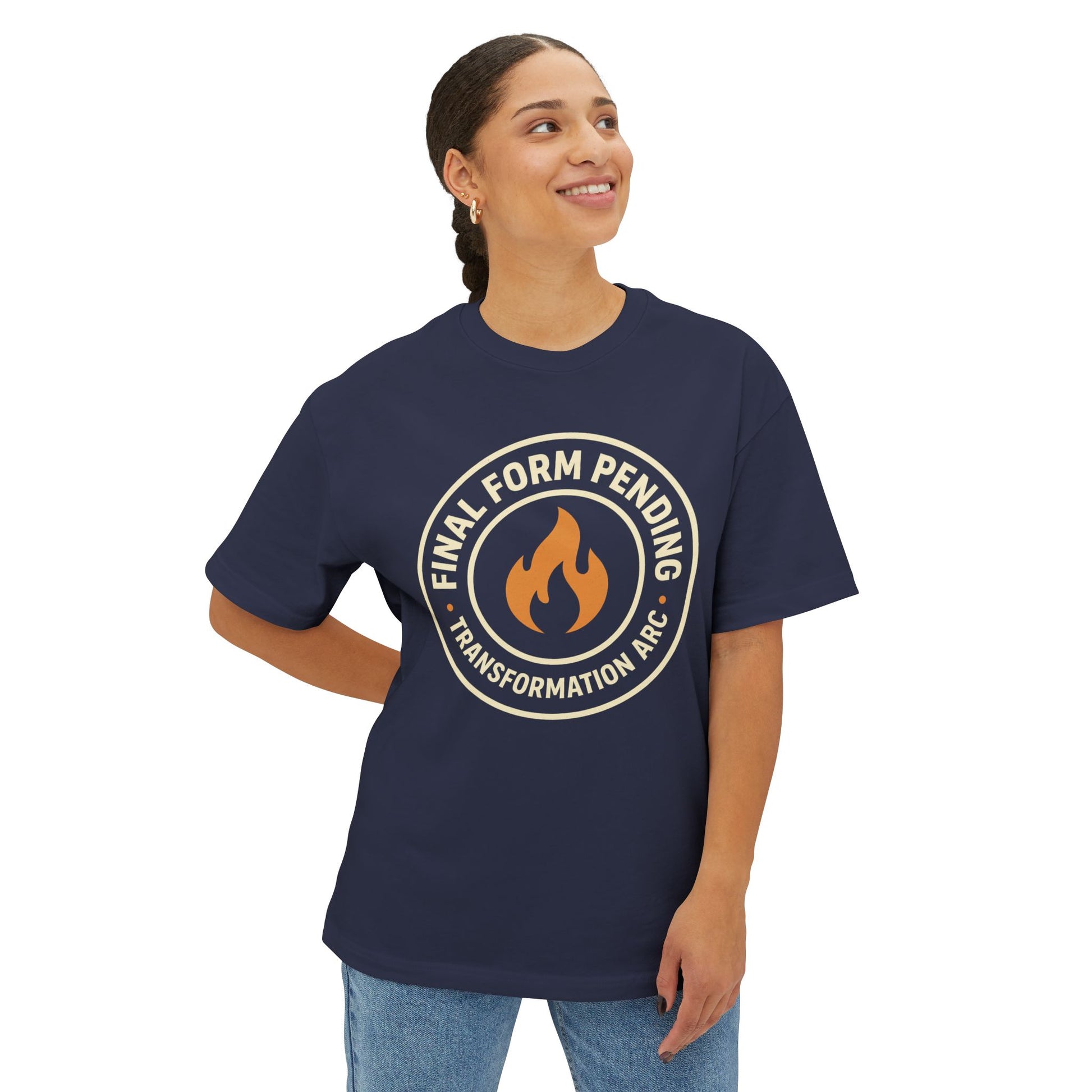 Final Form Pending Oversized T-Shirt - Navy - Mikey19921