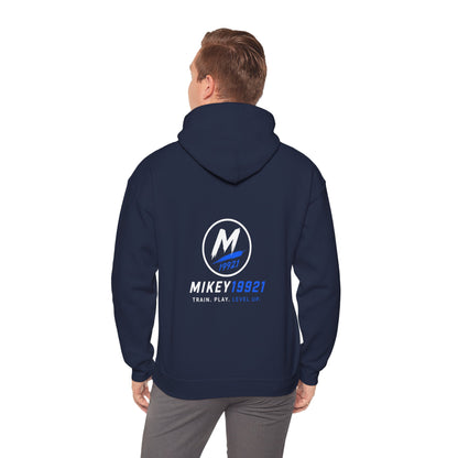 Mikey19921 Signature Badge Hoodie – Front & Back Logo