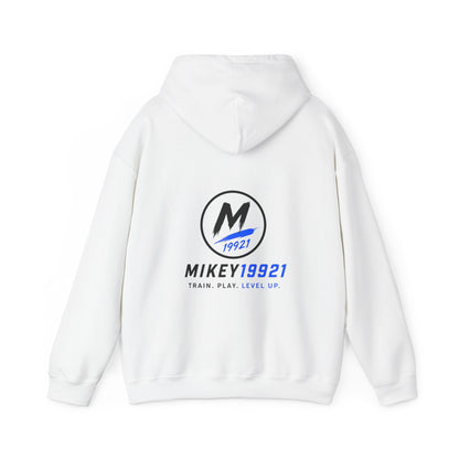 Mikey19921 Signature Badge Hoodie – Front & Back Logo
