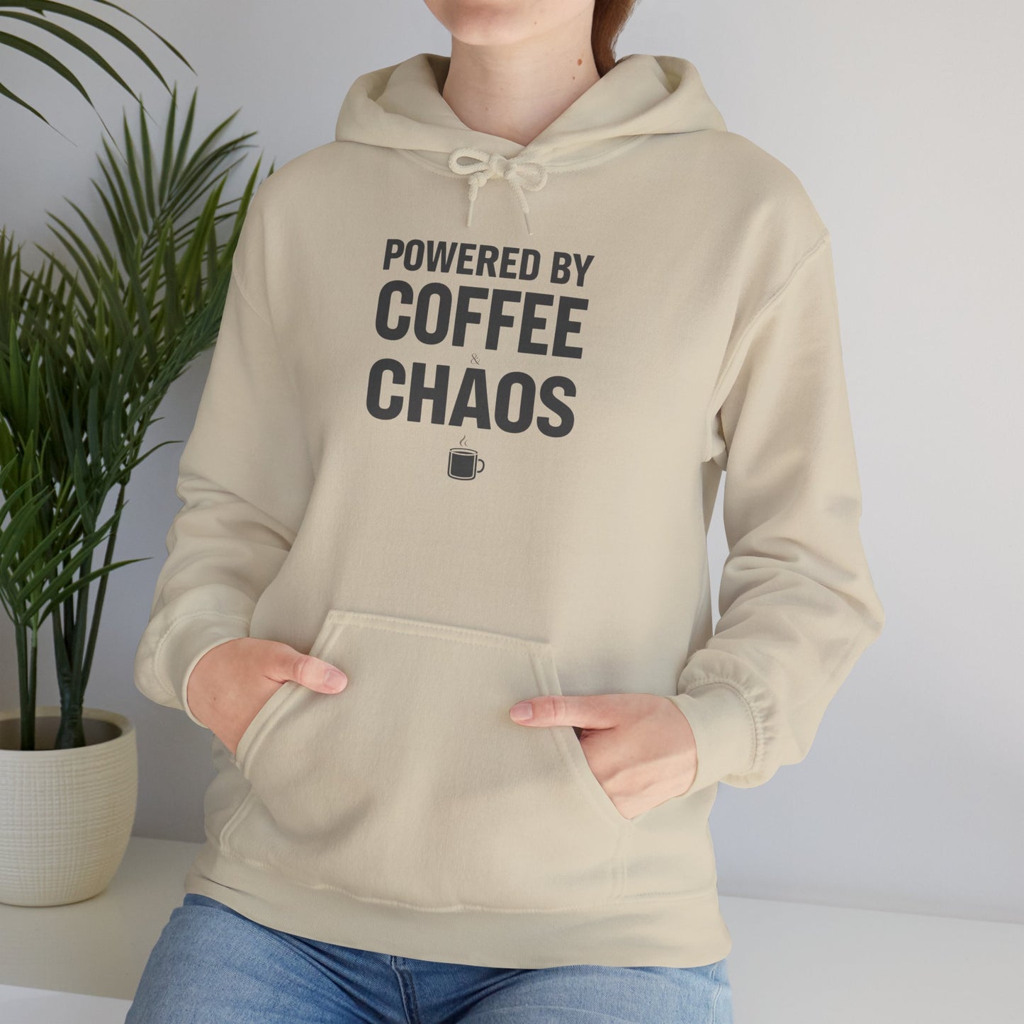 Coffee & Chaos Fleece Hoodie