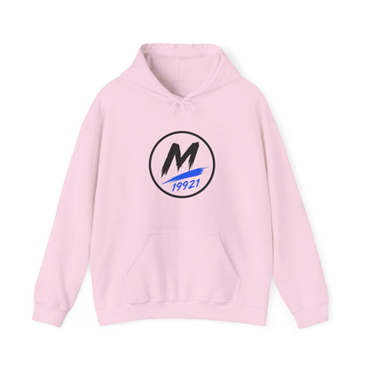 Mikey19921 Signature Badge Hoodie – Front & Back Logo