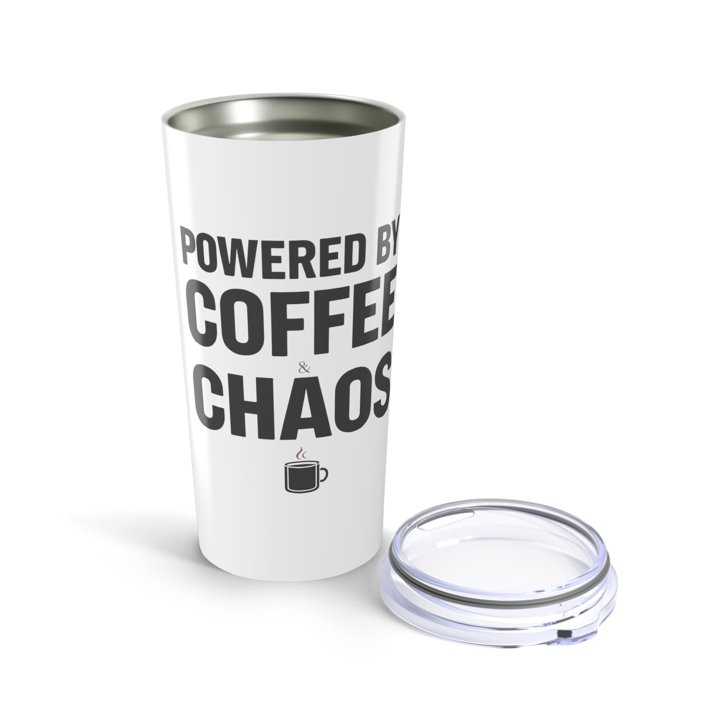 Coffee & Chaos Insulated Tumbler 20oz – anime drinkware by Mikey19921