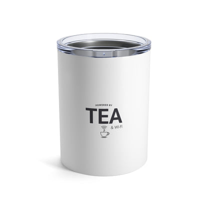 Powered by Tea & Wi-Fi Insulated Tumbler 10oz – anime drinkware by Mikey19921