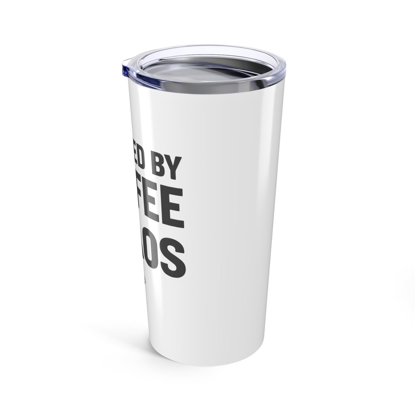 Coffee & Chaos Insulated Tumbler 20oz – anime drinkware by Mikey19921